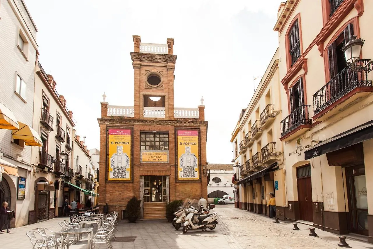 Street Cathedral Sevilla Spain